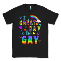 Black Western It's Great Day To Be Gay Classic Tee - BundleAndBundleShop