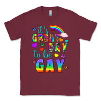 Burgundy Western It's Great Day To Be Gay Classic Tee - BundleAndBundleShop