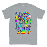 Heather Grey Western It's Great Day To Be Gay Classic Tee - BundleAndBundleShop