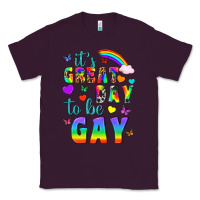 Plum Western It's Great Day To Be Gay Classic Tee - BundleAndBundleShop