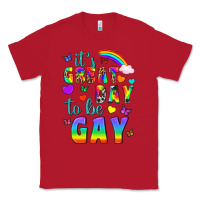 Red Western It's Great Day To Be Gay Classic Tee - BundleAndBundleShop