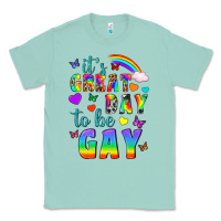Seafoam Western It's Great Day To Be Gay Classic Tee - BundleAndBundleShop