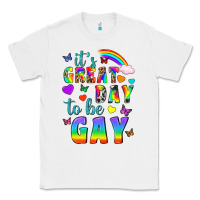 White Western It's Great Day To Be Gay Classic Tee - BundleAndBundleShop