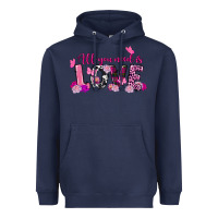 Navy All you need is love Valentine's Day Heavyweight Hoodie - FaDigitalArtStudio