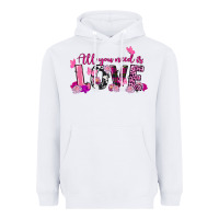 White All you need is love Valentine's Day Heavyweight Hoodie - FaDigitalArtStudio