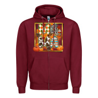 Burgundy fall mama Zipper Hoodie - CowGirlArtShop
