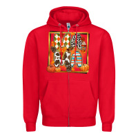 Red fall mama Zipper Hoodie - CowGirlArtShop