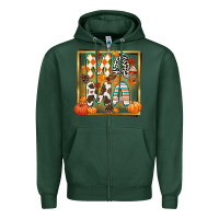 Sports Green fall mama Zipper Hoodie - CowGirlArtShop