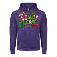 Cloud Purple Candy Cane Crew Vintage Hoodie - MaliasSmallBusiness