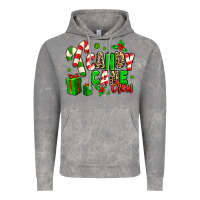 Cloud Rock Candy Cane Crew Vintage Hoodie - MaliasSmallBusiness