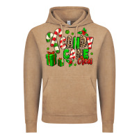 Vintage Coffee Candy Cane Crew Vintage Hoodie - MaliasSmallBusiness