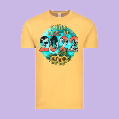Class Of 2022 Senior Vintage Tee Designed By Jahusdesignshop