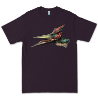 Plum Pteranodon Face Premium Tee - LillyAllenDesigns