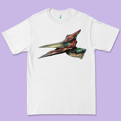 Pteranodon Face Premium Tee Designed By Lillyallendesigns