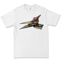 White Pteranodon Face Premium Tee - LillyAllenDesigns