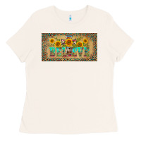 Bone western believe leopard aztek license plate template Ladies Tee - BarkalooDesign