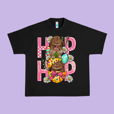 Hip Hop Easter Urban Heavy Tee Designed By Bundleandbundleshop
