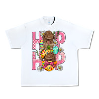 White Hip Hop Easter Urban Heavy Tee - BundleAndBundleShop
