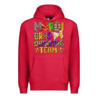 Cardinal mardi gras drinking team with glasses olivia Premium Hoodie - OliviaCreatesArt