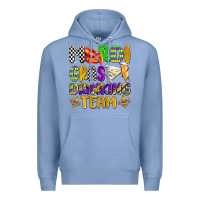 Colony Blue mardi gras drinking team with glasses olivia Premium Hoodie - OliviaCreatesArt