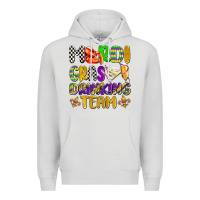 Dove Grey mardi gras drinking team with glasses olivia Premium Hoodie - OliviaCreatesArt