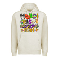 Oatmeal Heather mardi gras drinking team with glasses olivia Premium Hoodie - OliviaCreatesArt