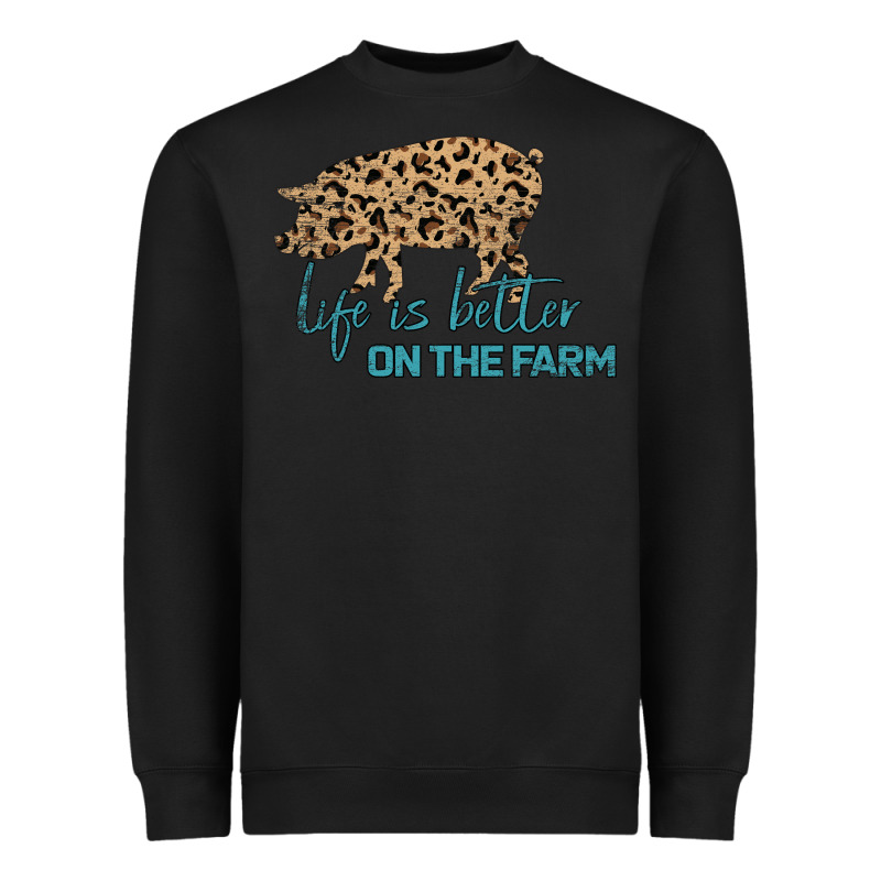 Life Is Better On The Farm Heavyweight Sweatshirt by Bettercallsaul | Teevron