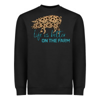 Black Life is Better on the Farm Heavyweight Sweatshirt - Bettercallsaul