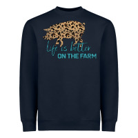 Navy Life is Better on the Farm Heavyweight Sweatshirt - Bettercallsaul