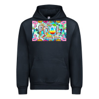 Navy The Pool Is My Happy Place Urban Hoodie - CowhideDigitalArt