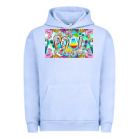 Pigment Grape Ice The Pool Is My Happy Place Urban Hoodie - CowhideDigitalArt