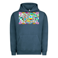 Pigment Midnight Navy The Pool Is My Happy Place Urban Hoodie - CowhideDigitalArt