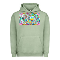 Pigment Oil Green The Pool Is My Happy Place Urban Hoodie - CowhideDigitalArt