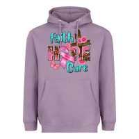 Lavender Faith hope cure Breast Cancer Heavyweight Hoodie - FaDigitalArtStudio