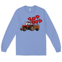 Colony Blue farm tractor Long Sleeve Tee - RanaPortraitStore