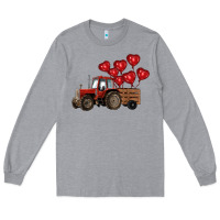 Heather Grey farm tractor Long Sleeve Tee - RanaPortraitStore