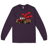 Plum farm tractor Long Sleeve Tee - RanaPortraitStore