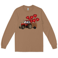Toasted Coconut farm tractor Long Sleeve Tee - RanaPortraitStore
