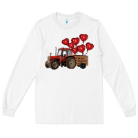 White farm tractor Long Sleeve Tee - RanaPortraitStore