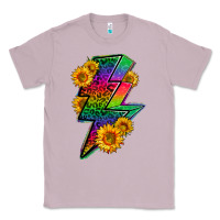 Lilac LGBTQ+ Lightnin' Bolt With Sunflower Classic Tee - BundleAndBundleShop