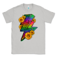 Moon Dust LGBTQ+ Lightnin' Bolt With Sunflower Classic Tee - BundleAndBundleShop