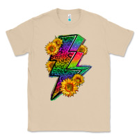 Mushroom LGBTQ+ Lightnin' Bolt With Sunflower Classic Tee - BundleAndBundleShop