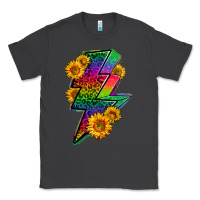 Smoke LGBTQ+ Lightnin' Bolt With Sunflower Classic Tee - BundleAndBundleShop