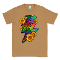 Toasted Coconut LGBTQ+ Lightnin' Bolt With Sunflower Classic Tee - BundleAndBundleShop
