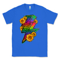 True Royal LGBTQ+ Lightnin' Bolt With Sunflower Classic Tee - BundleAndBundleShop