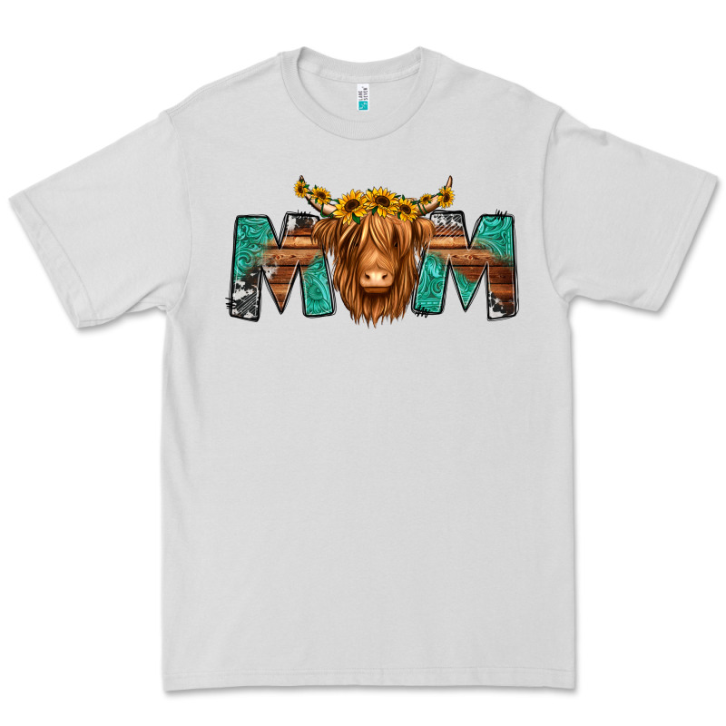 Highland Cow Mom Premium Tee by Jasminsmagicworld | Teevron