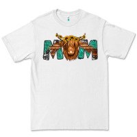 White highland cow mom Premium Tee - Jasminsmagicworld