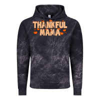 Cloud Black Thankful Mama Vintage Hoodie - MaliasSmallBusiness