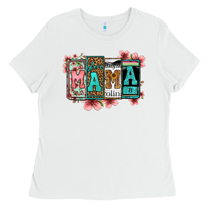 License Letters Floral Mama Ladies Tee by Jasminsmagicworld | Teevron
