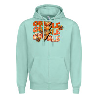 Seafoam gobble gobble gobble Zipper Hoodie - CowGirlArtShop